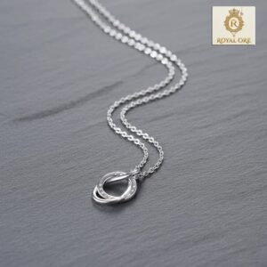 925 Sterling Silver Zircon Pendant Necklace
